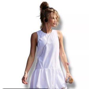 NWT retail $80 size XS FP Movement “Hot Shot Bubble Set. Mini dress and shorts.